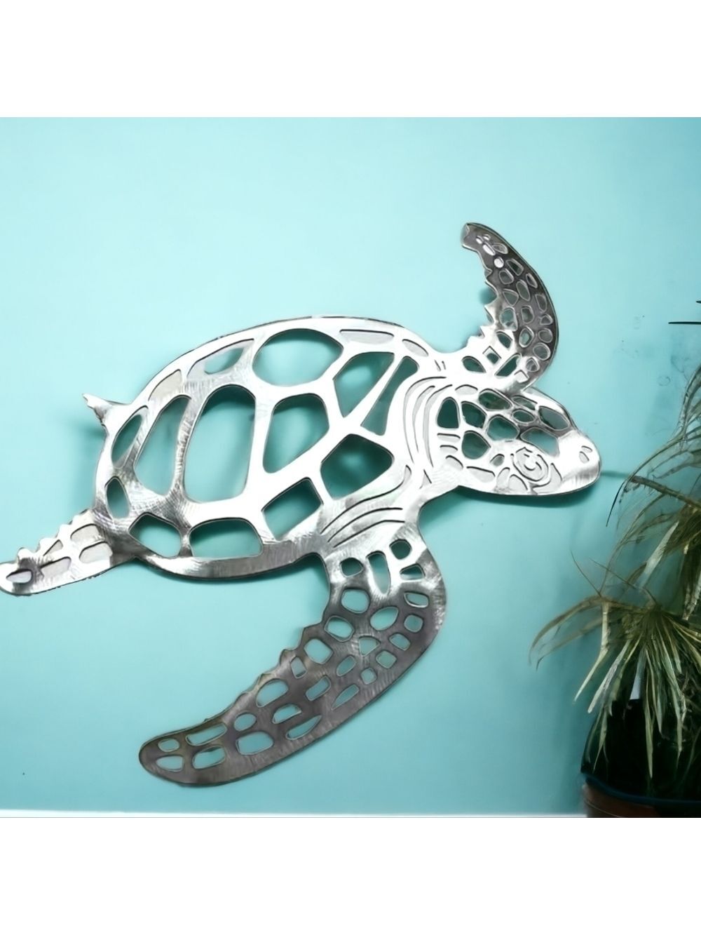 NWT Metal Cut-Out Sea turtle